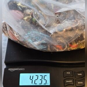 Mixed Jewelry Scrap & DIY Lot 4.2 lbs, Various Colors & Materials